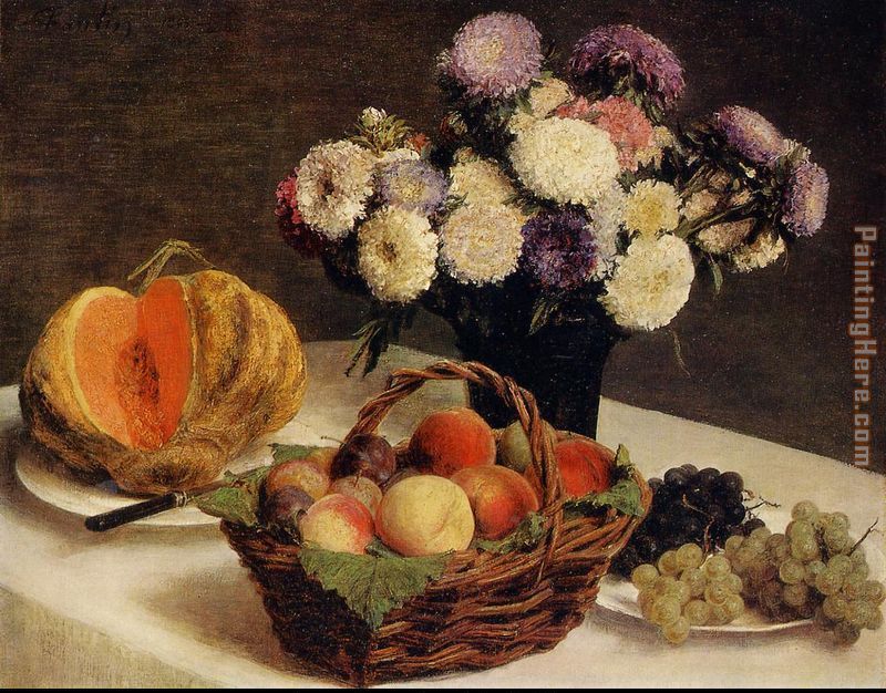 Flowers and Fruit a Melon